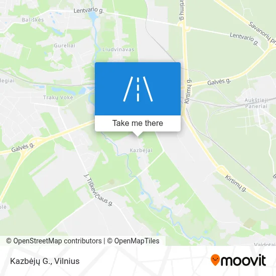 Kazbėjų G. map