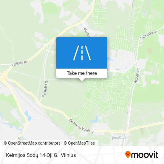 Карта Kelmijos Sodų 14-Oji G.