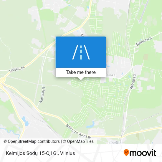 Карта Kelmijos Sodų 15-Oji G.