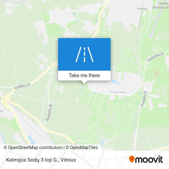 Kelmijos Sodų 3-Ioji G. map