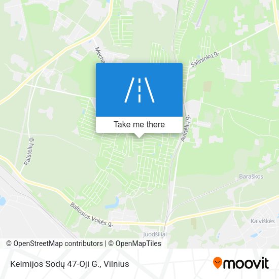 Kelmijos Sodų 47-Oji G. map