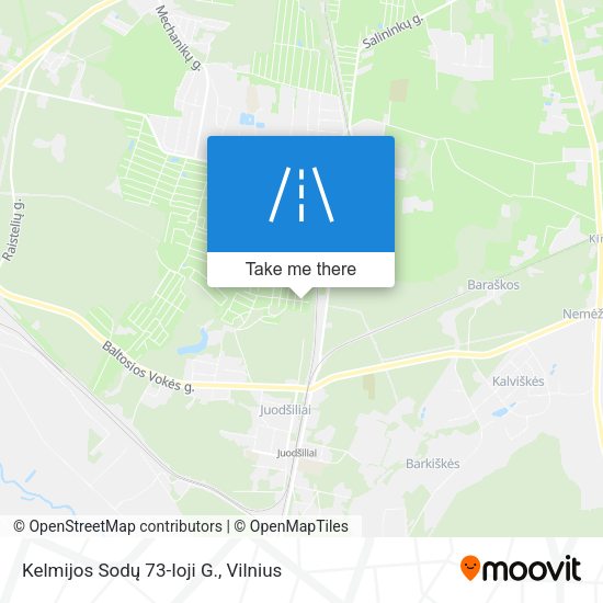 Kelmijos Sodų 73-Ioji G. map