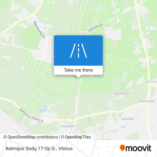 Kelmijos Sodų 77-Oji G. map