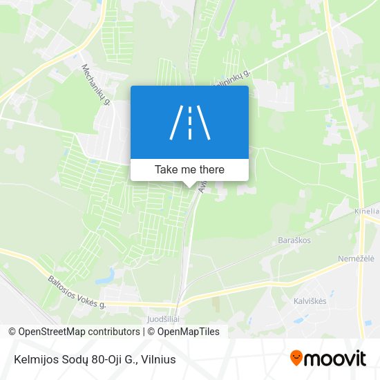 Kelmijos Sodų 80-Oji G. map