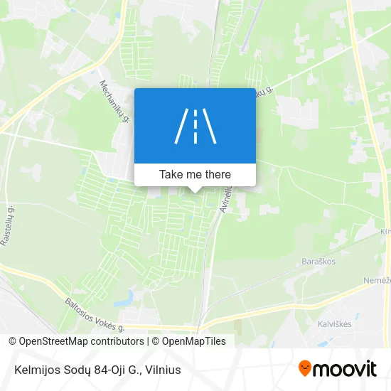 Kelmijos Sodų 84-Oji G. map