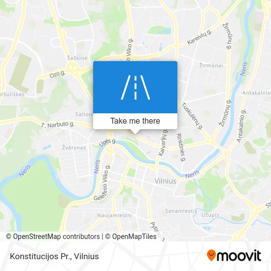 Карта Konstitucijos Pr.