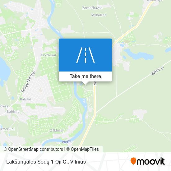 Lakštingalos Sodų 1-Oji G. map