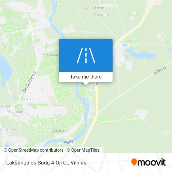 Lakštingalos Sodų 4-Oji G. map