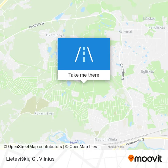 Lietaviškių G. map