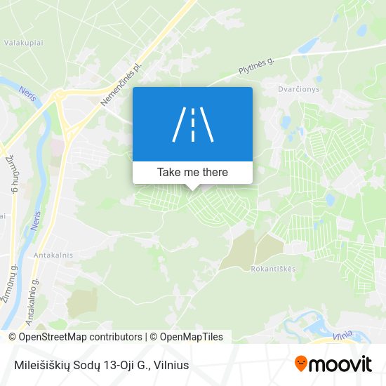 Mileišiškių Sodų 13-Oji G. map