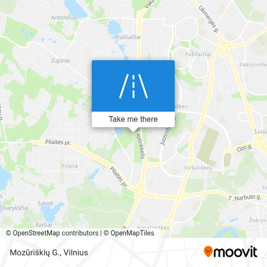 Mozūriškių G. map