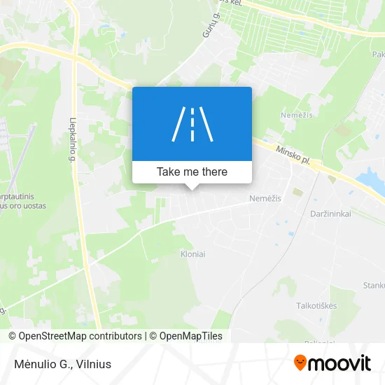 Карта Mėnulio G.