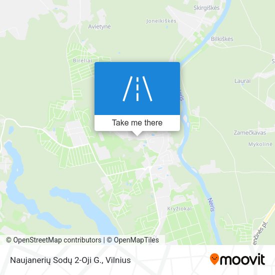 Naujanerių Sodų 2-Oji G. map
