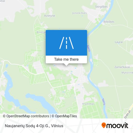 Naujanerių Sodų 4-Oji G. map