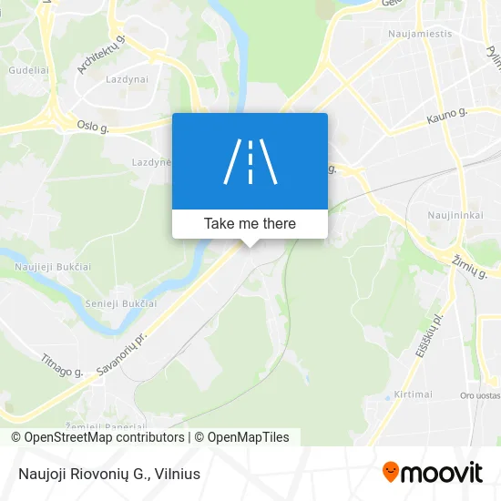 Карта Naujoji Riovonių G.