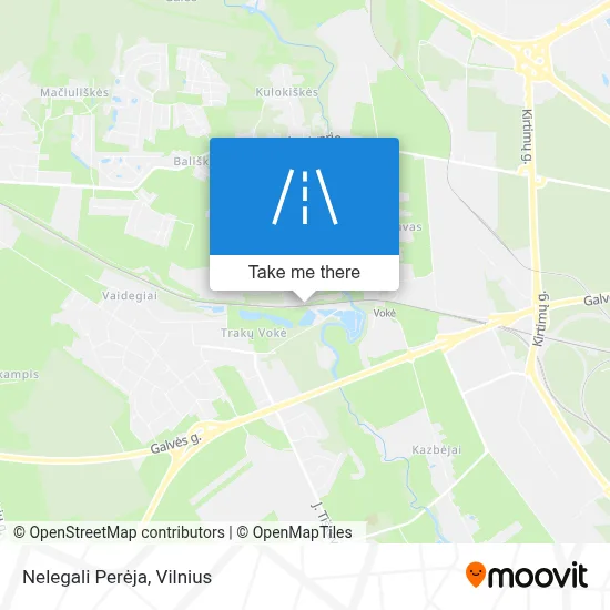 Nelegali Perėja map