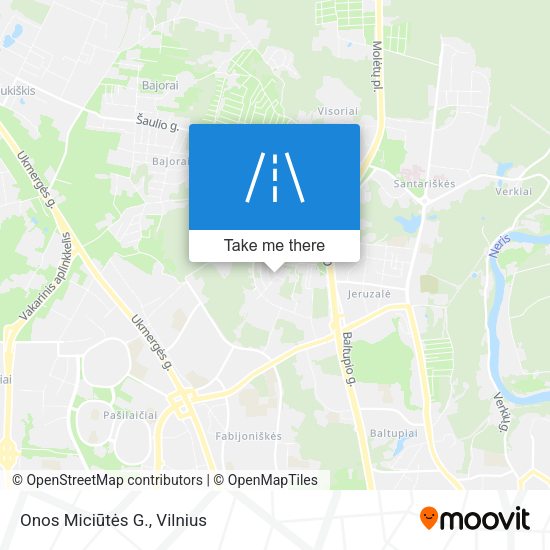 Onos Miciūtės G. map