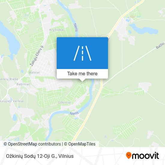 Ožkinių Sodų 12-Oji G. map