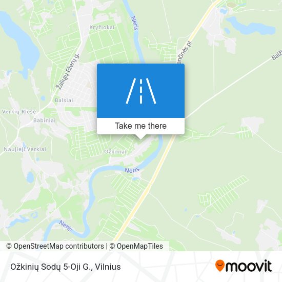 Ožkinių Sodų 5-Oji G. map