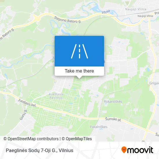 Paeglinės Sodų 7-Oji G. map