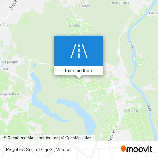 Pagubės Sodų 1-Oji G. map