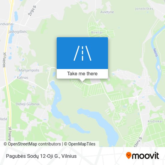 Pagubės Sodų 12-Oji G. map