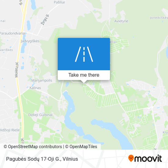 Pagubės Sodų 17-Oji G. map