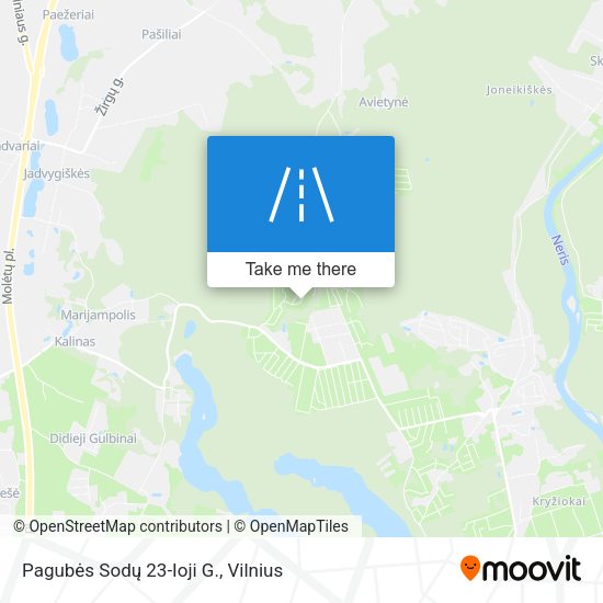 Pagubės Sodų 23-Ioji G. map