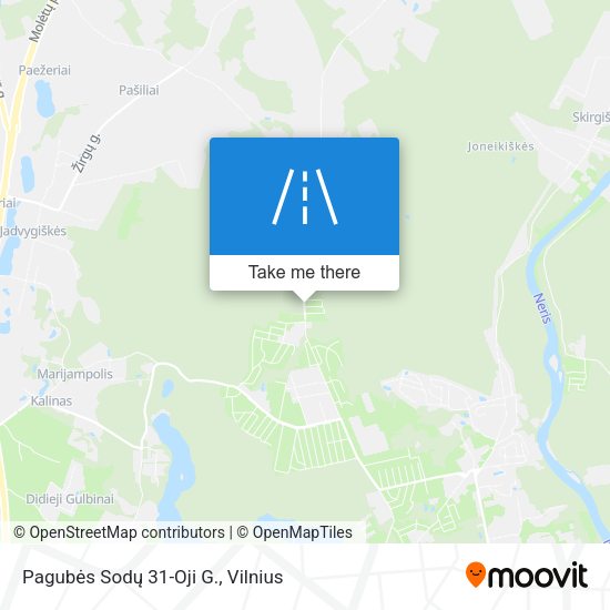 Pagubės Sodų 31-Oji G. map