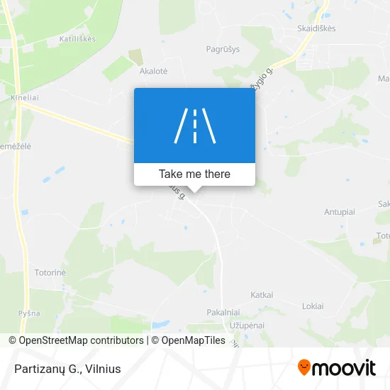 Partizanų G. map