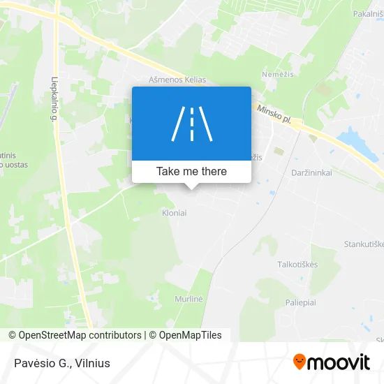 Карта Pavėsio G.