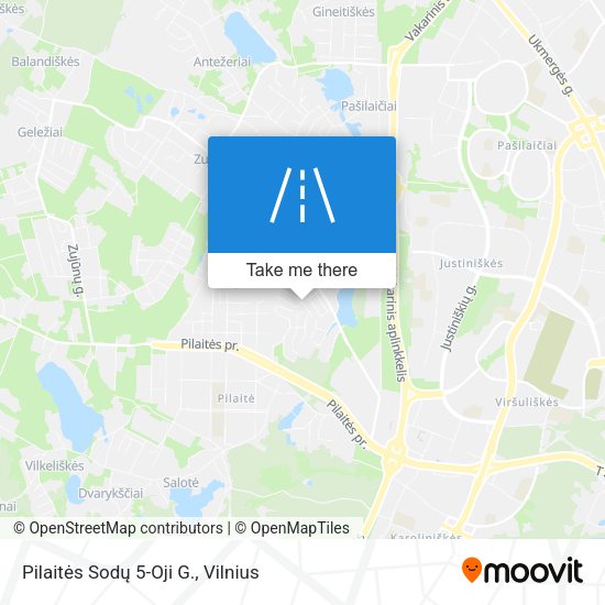 Pilaitės Sodų 5-Oji G. map