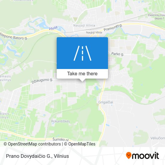 Prano Dovydaičio G. map