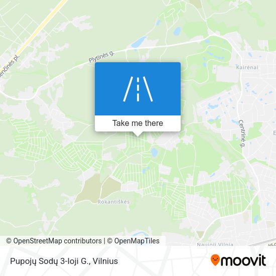 Pupojų Sodų 3-Ioji G. map
