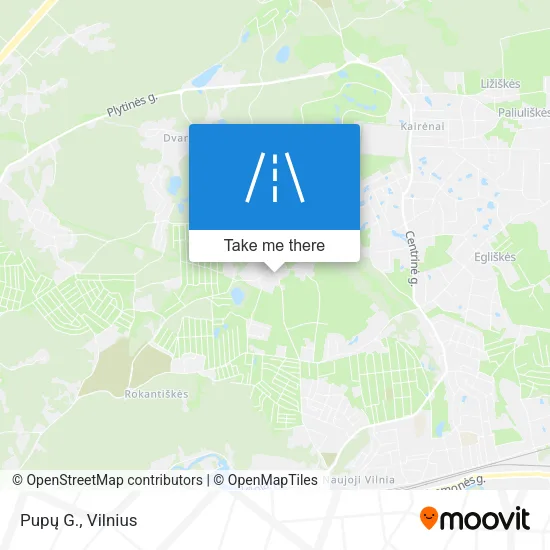 Pupų G. map