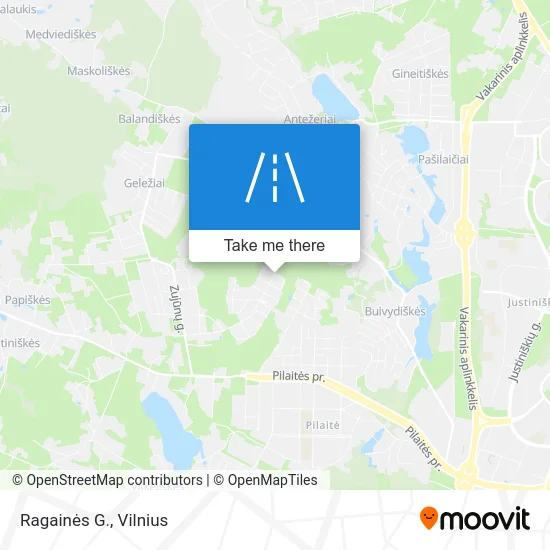 Ragainės G. map