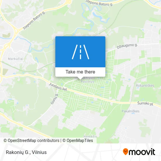 Rakonių G. map