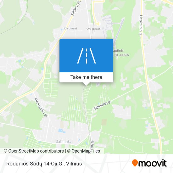 Rodūnios Sodų 14-Oji G. map