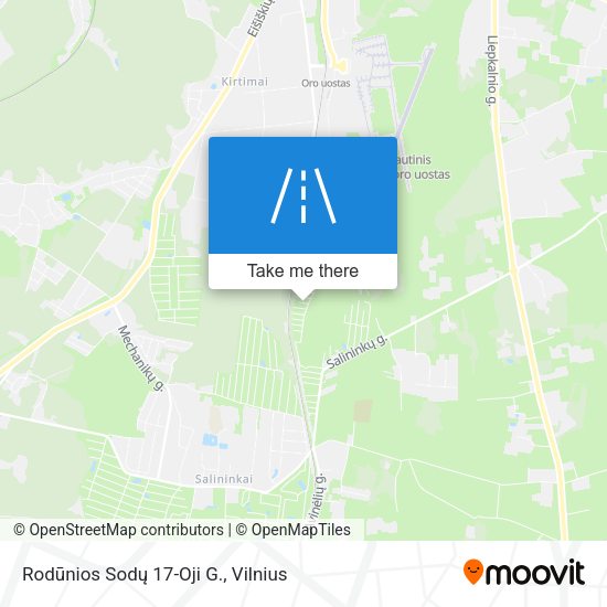 Rodūnios Sodų 17-Oji G. map