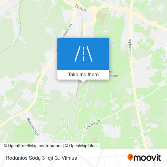Rodūnios Sodų 3-Ioji G. map