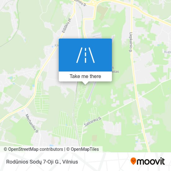Rodūnios Sodų 7-Oji G. map