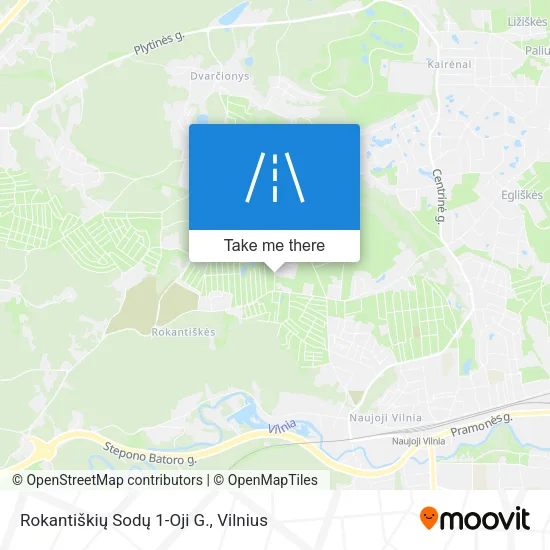 Rokantiškių Sodų 1-Oji G. map