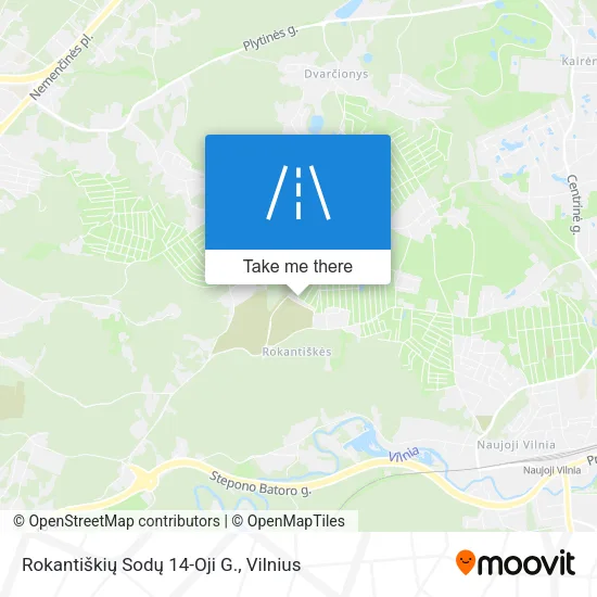 Rokantiškių Sodų 14-Oji G. map