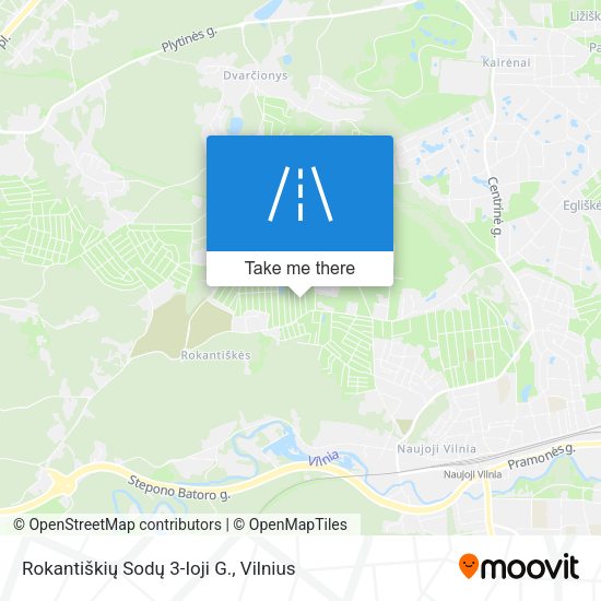 Rokantiškių Sodų 3-Ioji G. map