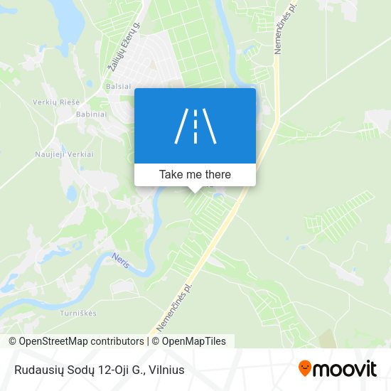 Rudausių Sodų 12-Oji G. map