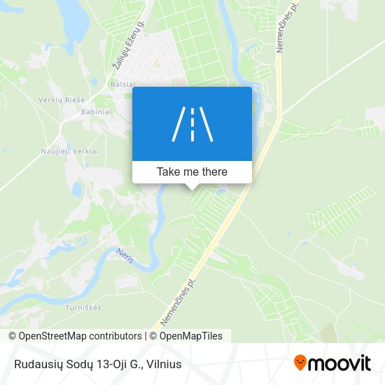 Rudausių Sodų 13-Oji G. map
