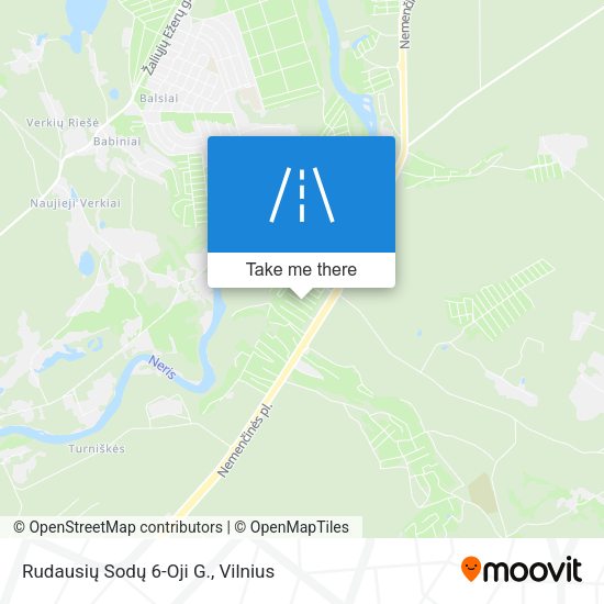 Rudausių Sodų 6-Oji G. map