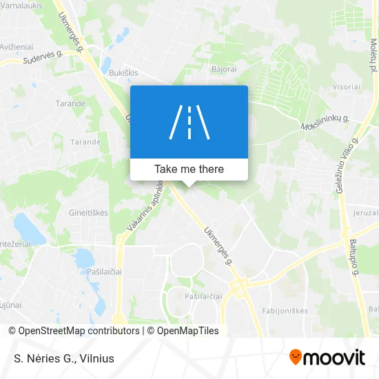 S. Nėries G. map