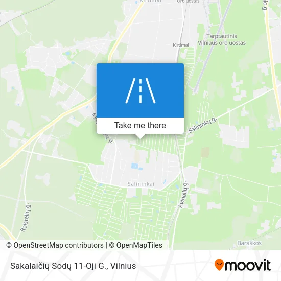 Карта Sakalaičių Sodų 11-Oji G.