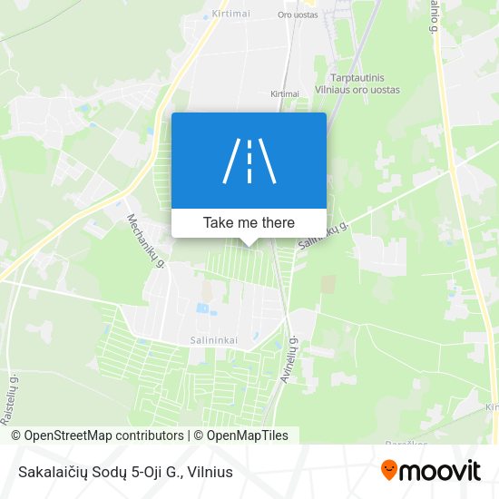 Sakalaičių Sodų 5-Oji G. map